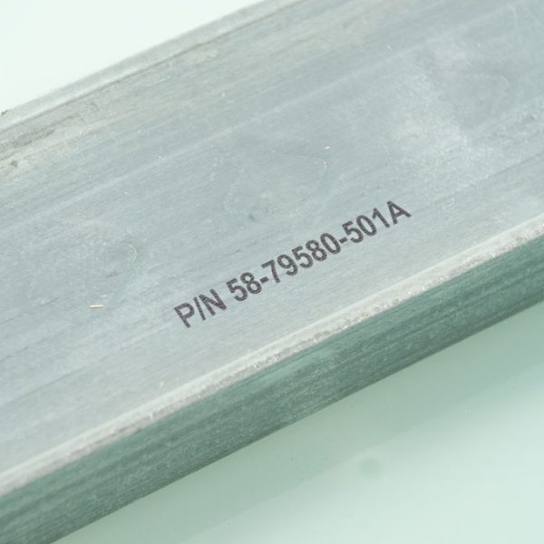 Metal with part number