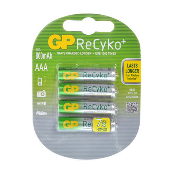 790/790MP Only: AAA Gold Peak Rechargeable Batteries (Set of 4)