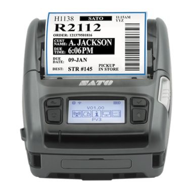 PV3 with printed label