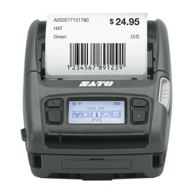 PV3 with printed label